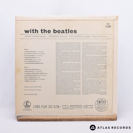 The Beatles - With The Beatles - Mono 7-N -7N LP Vinyl Record - VG+/VG+