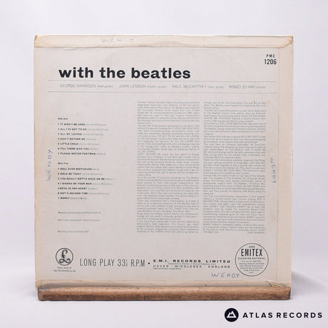 The Beatles - With The Beatles - Mono -1 -1 LP Vinyl Record - VG+/VG+