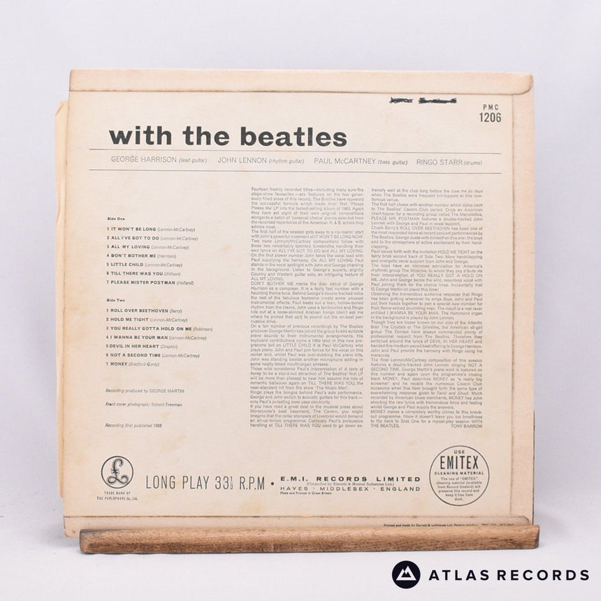 The Beatles - With The Beatles - Mono 7N LP Vinyl Record - VG+/VG+