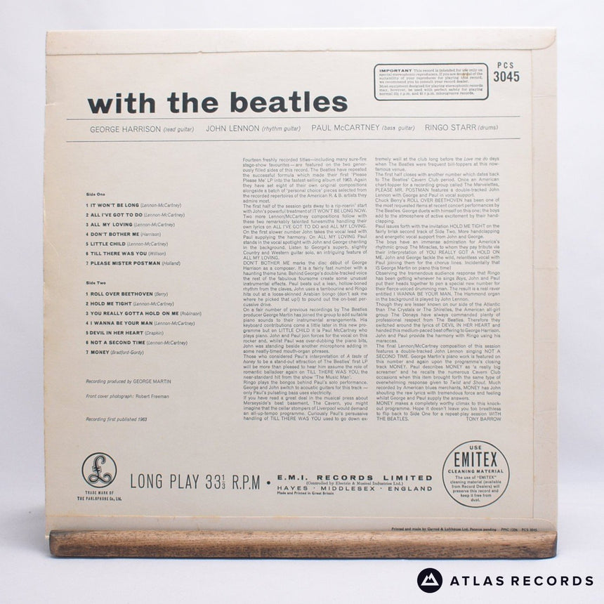 The Beatles - With The Beatles - -2 -2 KT LP Vinyl Record - EX/EX