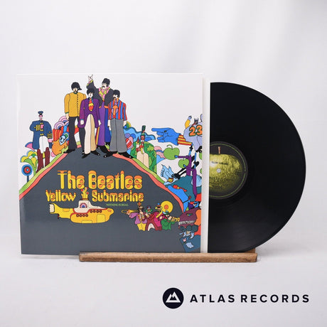 The Beatles Yellow Submarine LP Vinyl Record - Front Cover & Record
