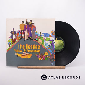 The Beatles Yellow Submarine LP Vinyl Record - Front Cover & Record