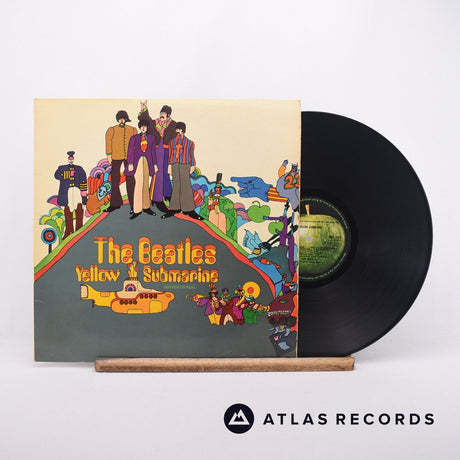 The Beatles Yellow Submarine LP Vinyl Record - Front Cover & Record