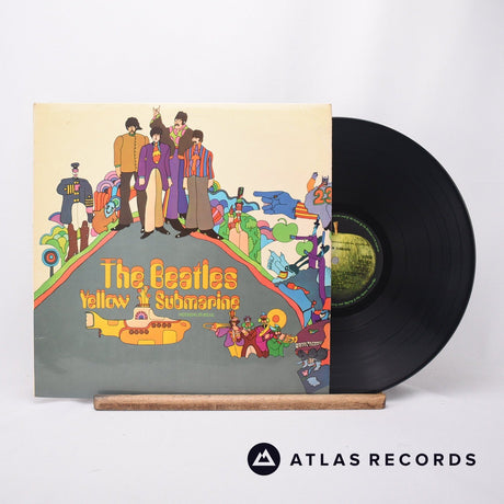 The Beatles Yellow Submarine LP Vinyl Record - Front Cover & Record