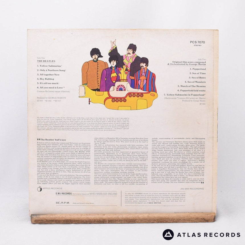 The Beatles - Yellow Submarine - Htm Reissue -4 -2 LP Vinyl Record - VG+/VG+