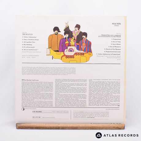 The Beatles - Yellow Submarine - Htm Fourth Press -4 -2 LP Vinyl Record - EX/EX