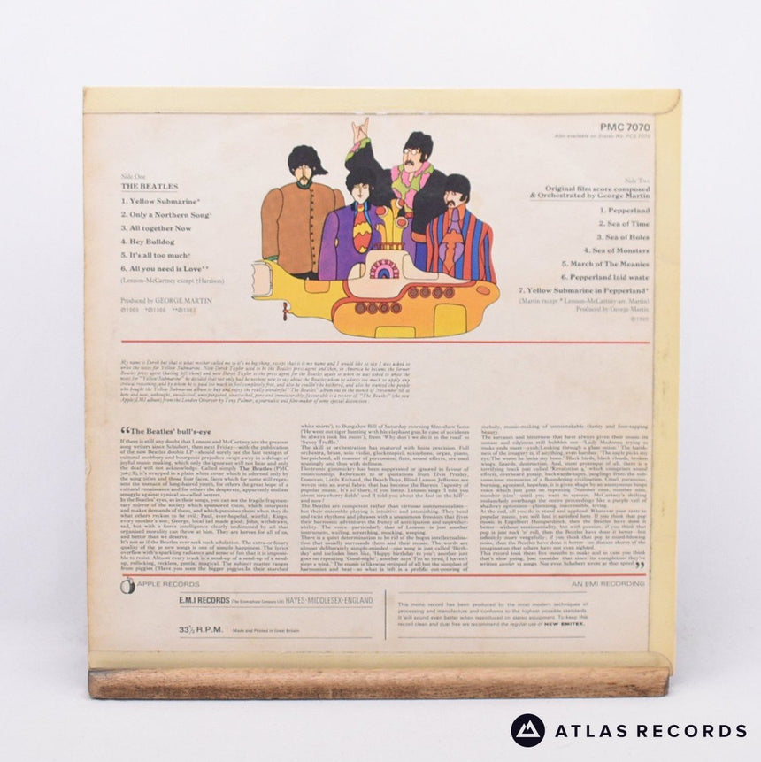 The Beatles - Yellow Submarine - First Press Mono LP Vinyl Record - VG+/VG+
