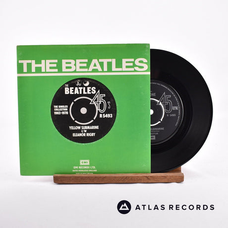 The Beatles Yellow Submarine 7" Vinyl Record - Front Cover & Record