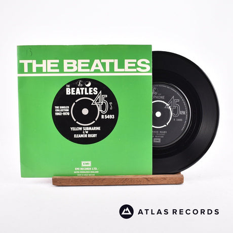 The Beatles Yellow Submarine 7" Vinyl Record - Front Cover & Record