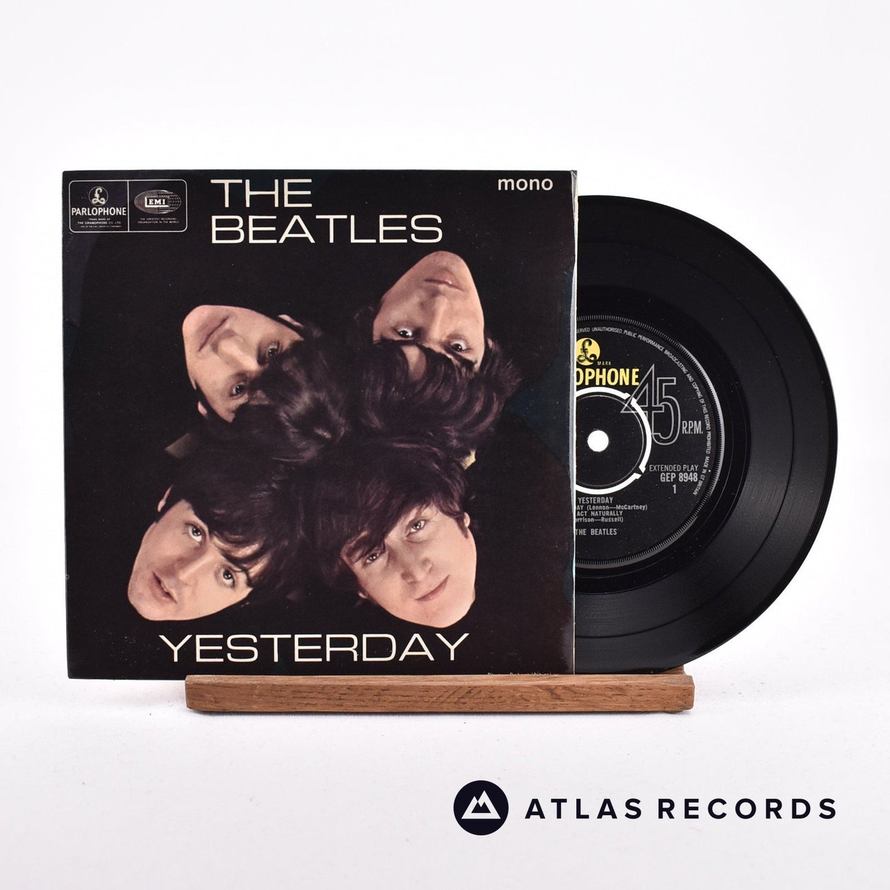 The Beatles Yesterday 7" Vinyl Record - Front Cover & Record