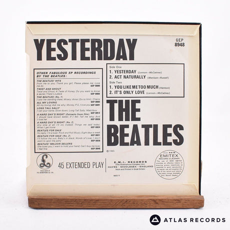 The Beatles - Yesterday - Mono Reissue 7" EP Vinyl Record - VG+/EX