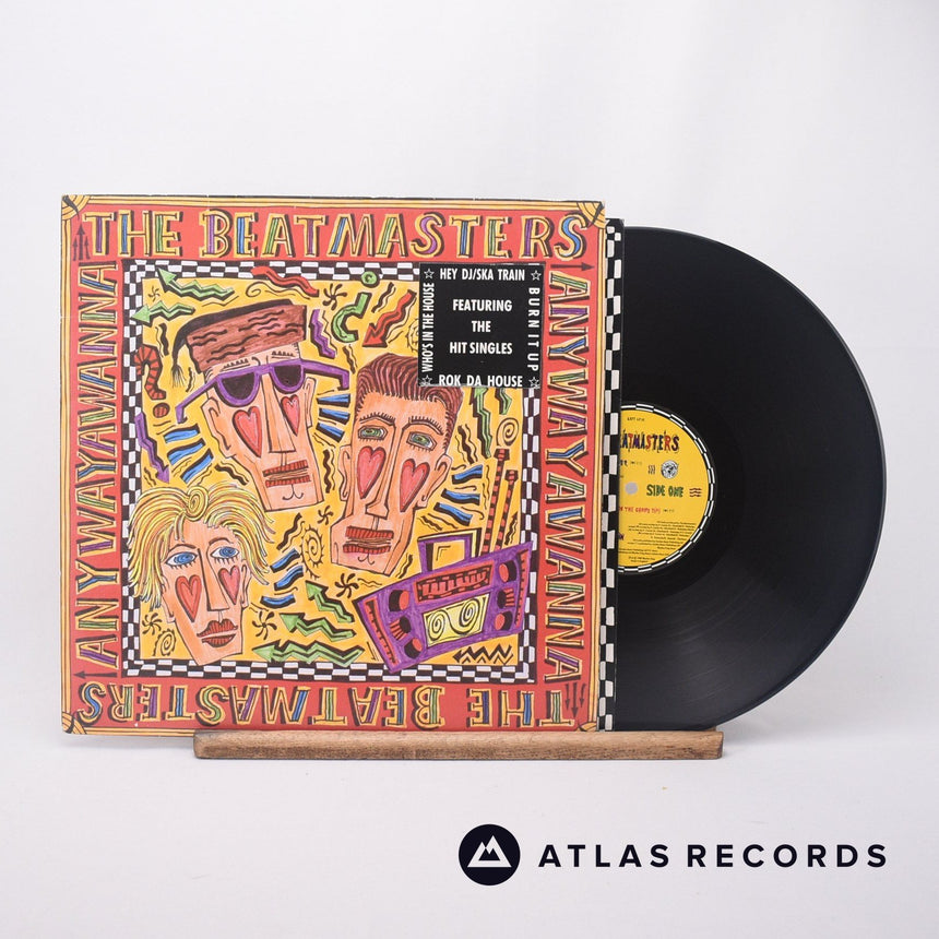 The Beatmasters Anywayawanna LP Vinyl Record - Front Cover & Record