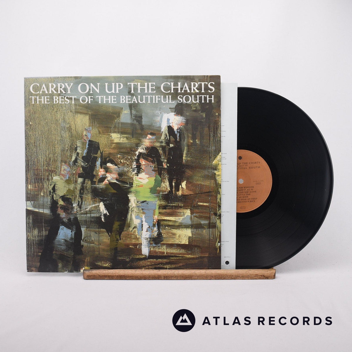 The Beautiful South Carry On Up The Charts LP Vinyl Record - Front Cover & Record