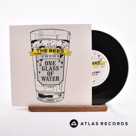 The Bees One Glass Of Water 7" Vinyl Record - Front Cover & Record