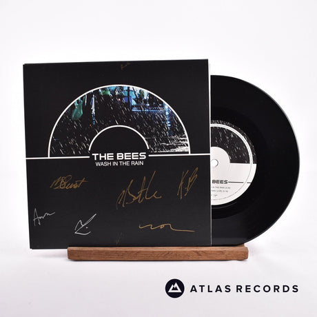 The Bees Wash In The Rain 7" Vinyl Record - Front Cover & Record