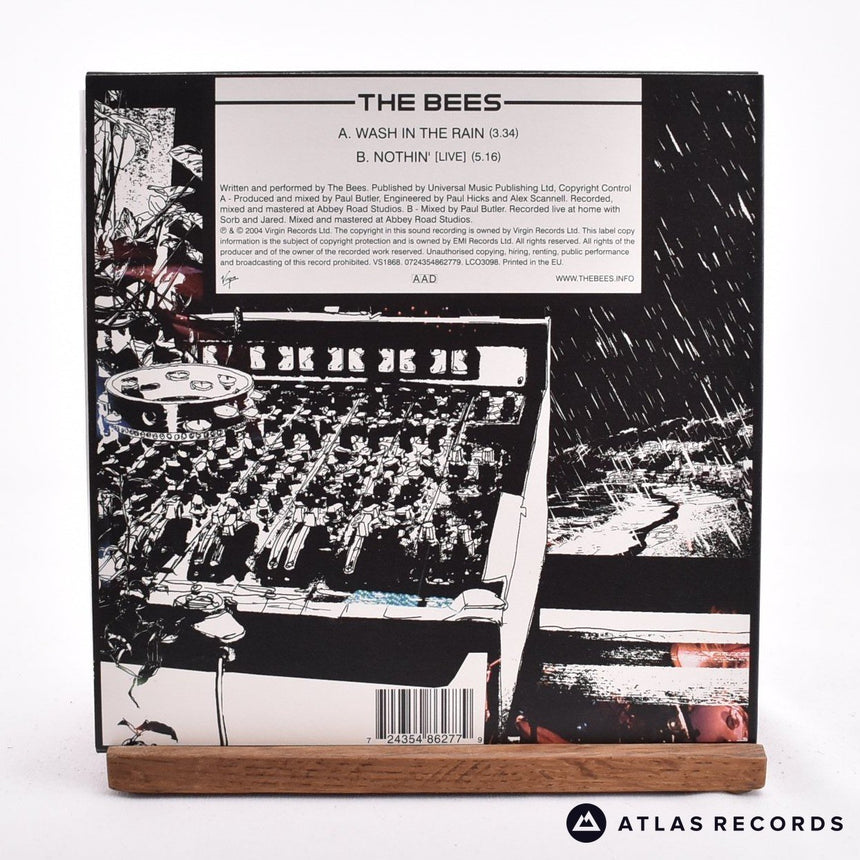 The Bees - Wash In The Rain - Signed 7" Vinyl Record - NM/NM