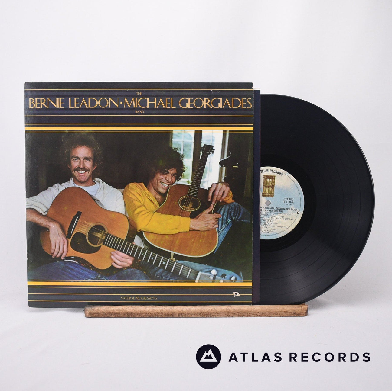 The Bernie Leadon-Michael Georgiades Band Natural Progressions LP Vinyl Record - Front Cover & Record