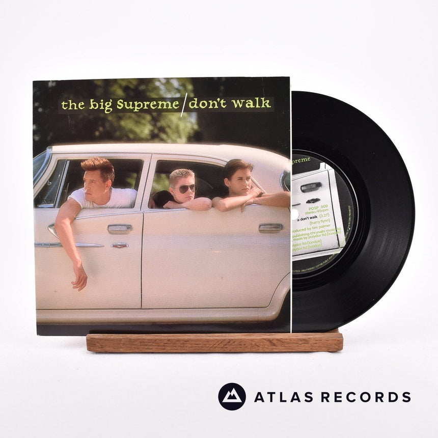The Big Supreme Don't Walk 7" Vinyl Record - Front Cover & Record