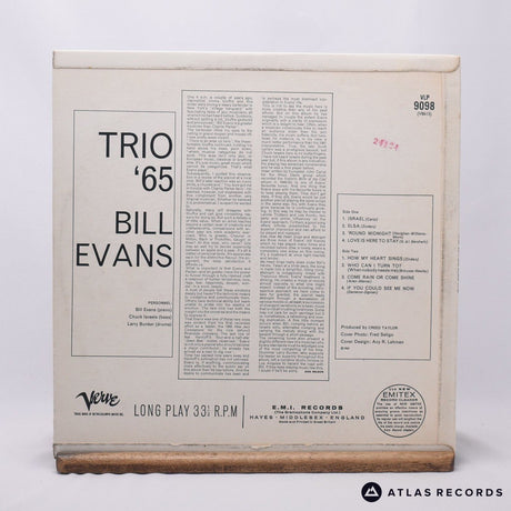 The Bill Evans Trio - Trio '65 - Mono A-1 B-1 LP Vinyl Record - VG+/VG+