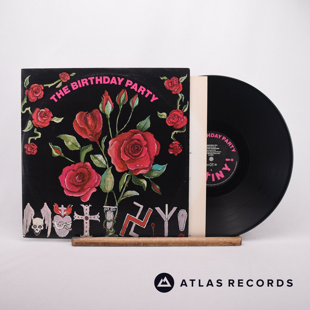 The Birthday Party Mutiny! 12" Vinyl Record - Front Cover & Record