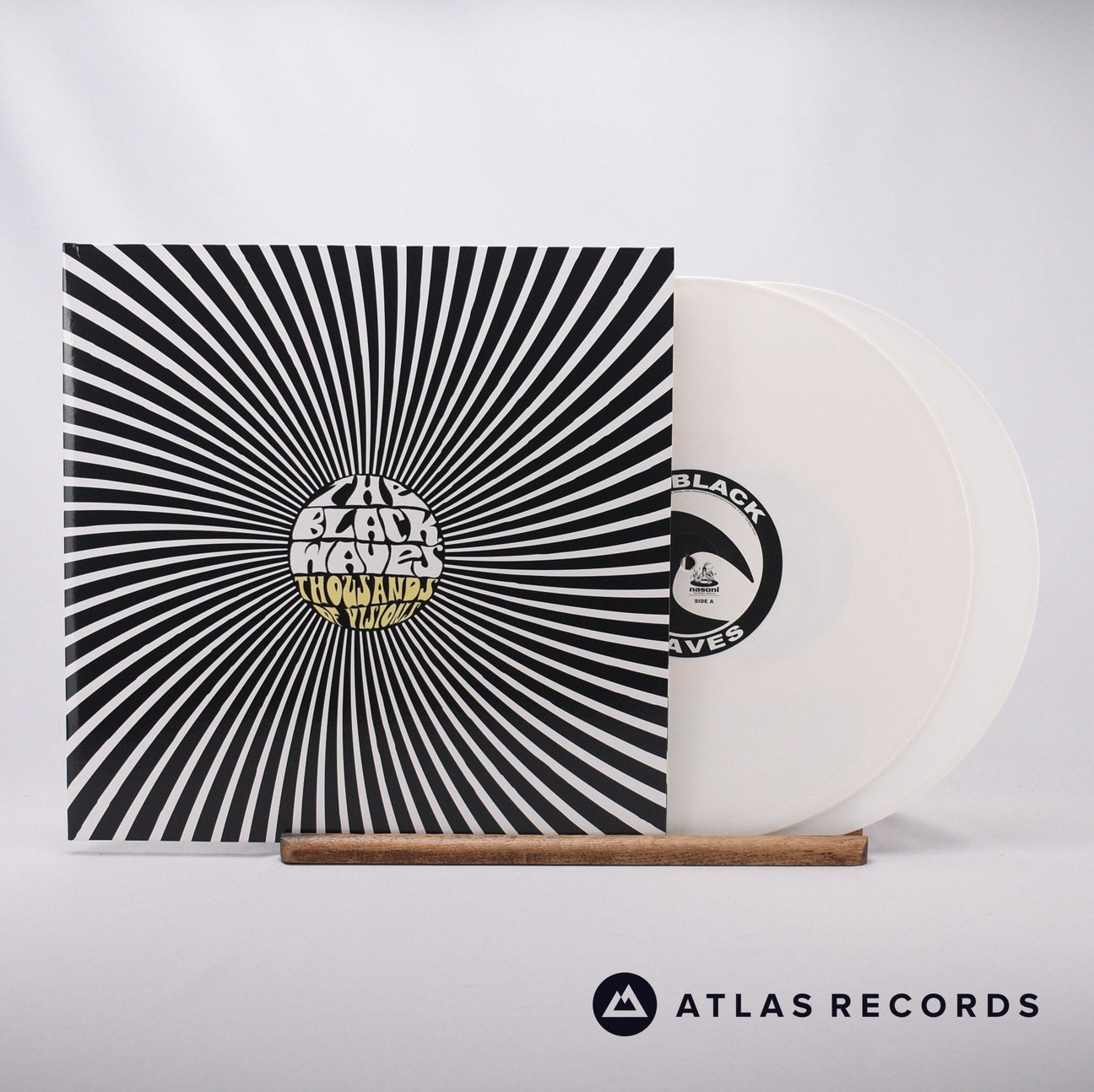 The Black Waves Thousands Of Visions Double LP Vinyl Record - Front Cover & Record