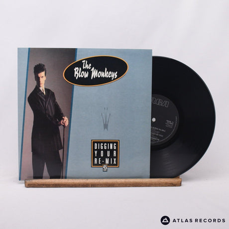 The Blow Monkeys Digging Your Re-Mix 10" Vinyl Record - Front Cover & Record