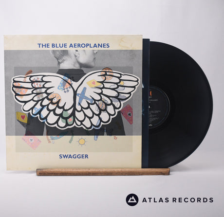 The Blue Aeroplanes Swagger LP Vinyl Record - Front Cover & Record