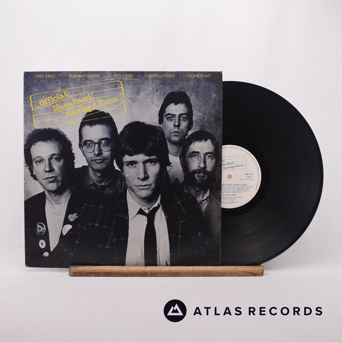 The Blues Band The Blues Band Official Bootleg Album LP Vinyl Record - Front Cover & Record