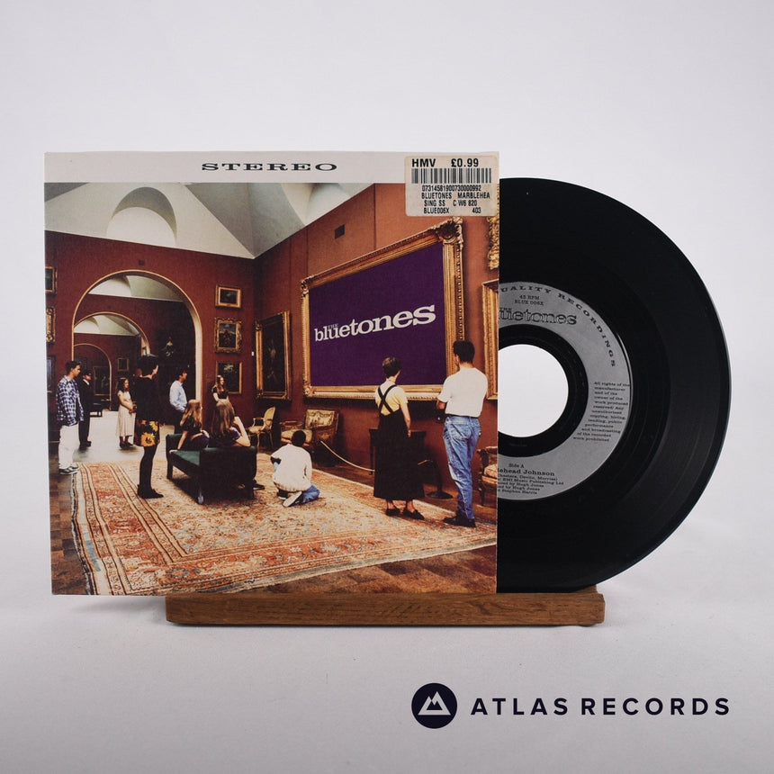 The Bluetones Marblehead Johnson 7" Vinyl Record - Front Cover & Record