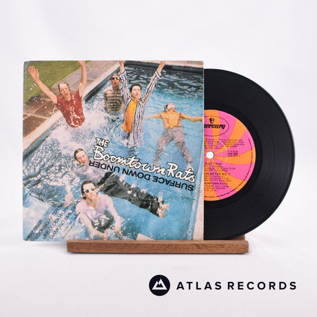 The Boomtown Rats Surface Down Under 7" Vinyl Record - Front Cover & Record