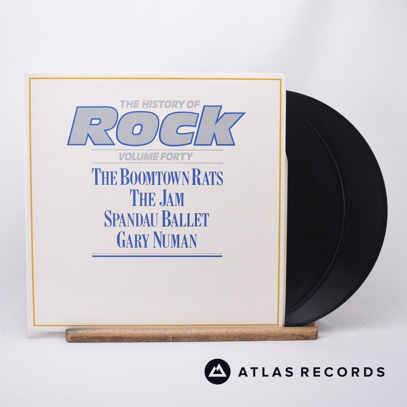 The Boomtown Rats The History Of Rock 2 x LP Vinyl Record - Front Cover & Record