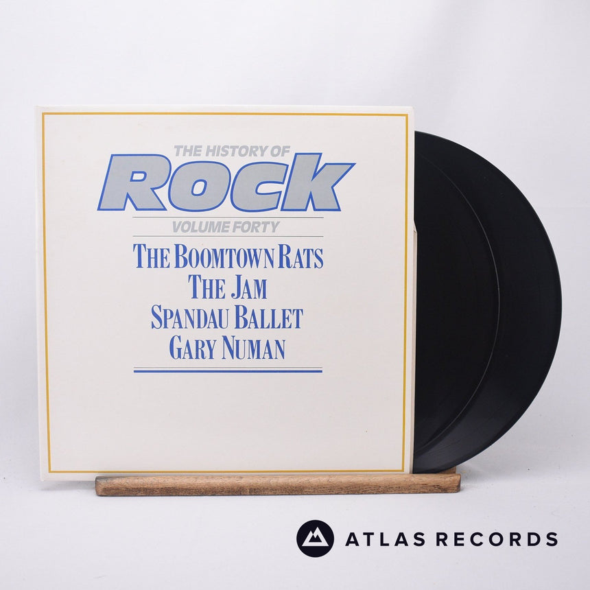 The Boomtown Rats The History Of Rock 2 x LP Vinyl Record - Front Cover & Record