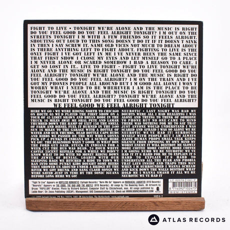 The Bouncing Souls - Fight To Live - Orange 7" Vinyl Record - VG+/EX