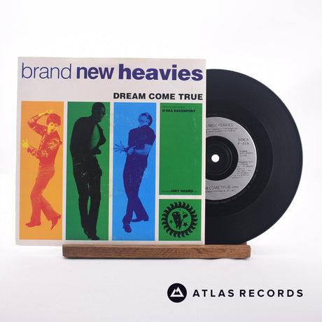 The Brand New Heavies Dream Come True 7" Vinyl Record - Front Cover & Record