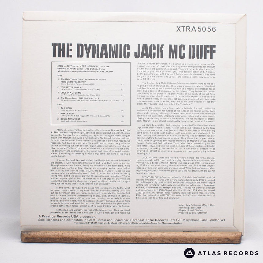 The Brother Jack McDuff Quartet - The Dynamic Jack Mc Duff - LP Vinyl Record