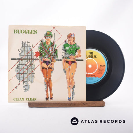 The Buggles Clean, Clean 7" Vinyl Record - Front Cover & Record