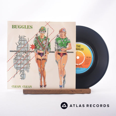 The Buggles Clean, Clean 7" Vinyl Record - Front Cover & Record