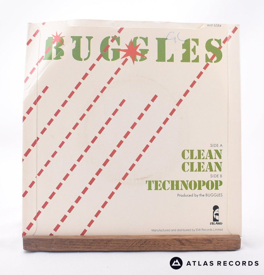 The Buggles - Clean, Clean - 7" Vinyl Record - VG+/VG+