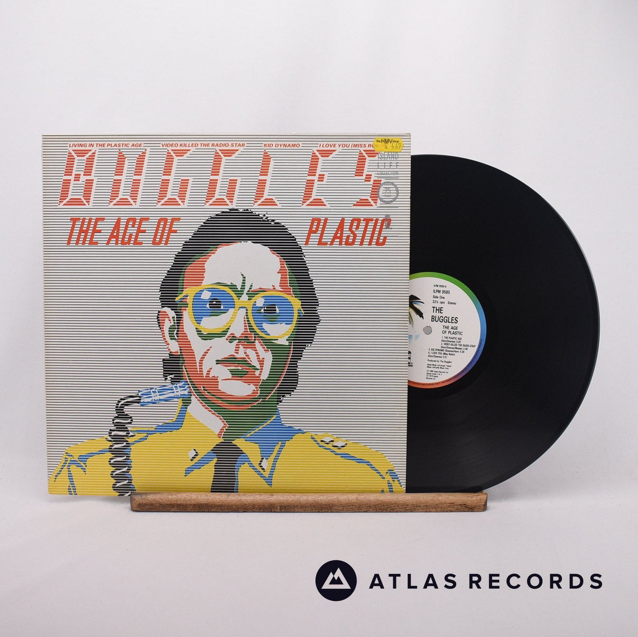 The Buggles The Age Of Plastic LP Vinyl Record - Front Cover & Record
