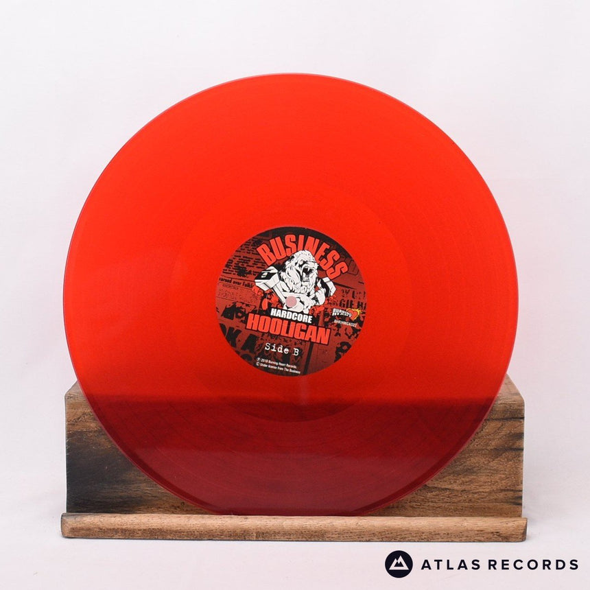 The Business - Hardcore Hooligan - Red Gatefold Sweden LP Vinyl Record - NM/NM