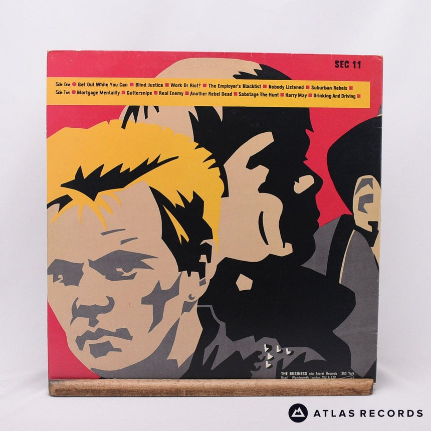 The Business - Suburban Rebels - Gatefold A1 B1 LP Vinyl Record - EX/EX