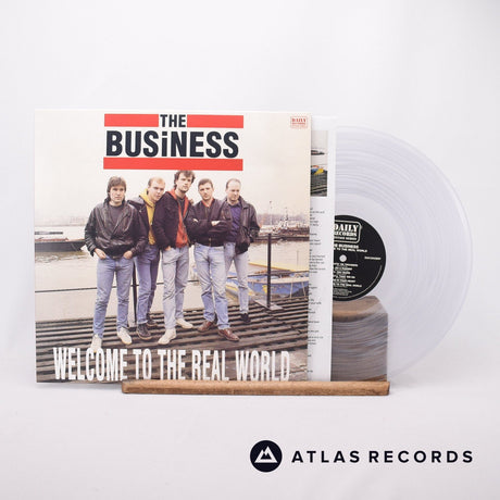 The Business Welcome To The Real World LP Vinyl Record - Front Cover & Record