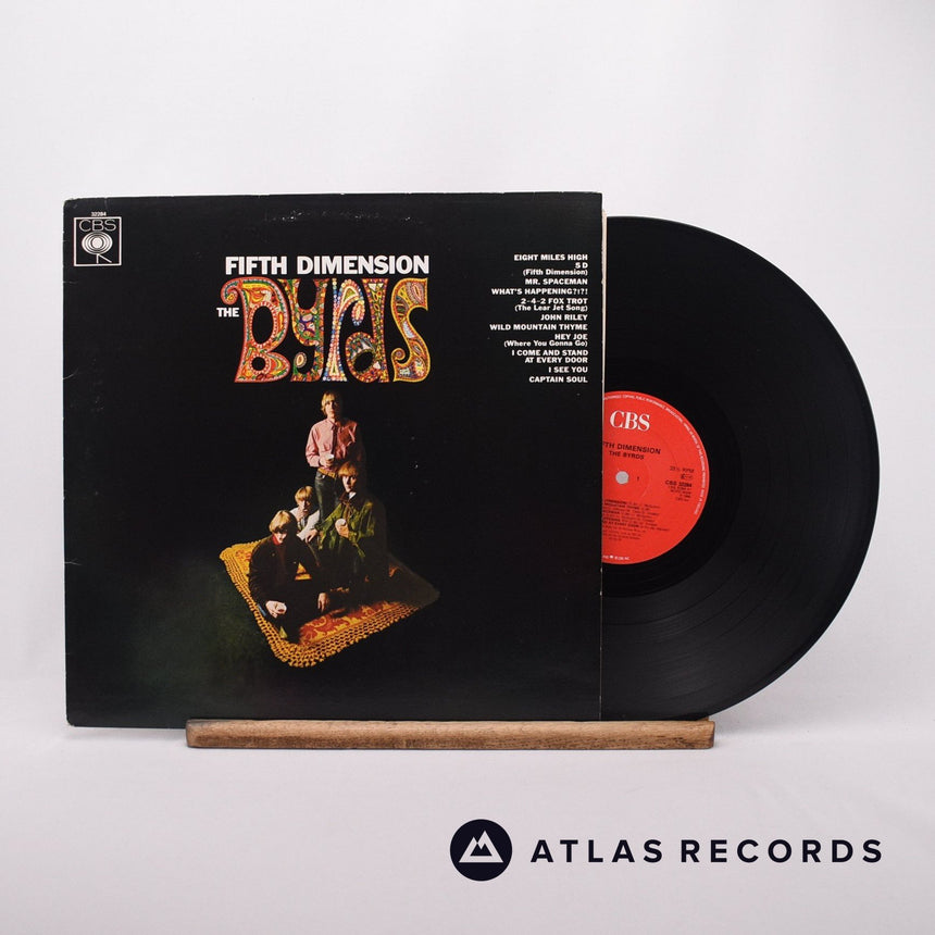 The Byrds Fifth Dimension LP Vinyl Record - Front Cover & Record