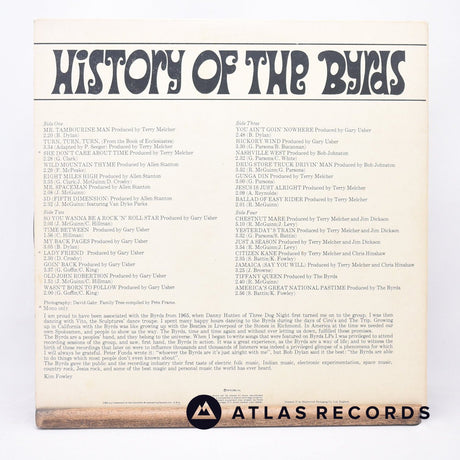 The Byrds - History Of The Byrds - A1 B1 C1 D1 Double LP Vinyl Record - VG+/VG+