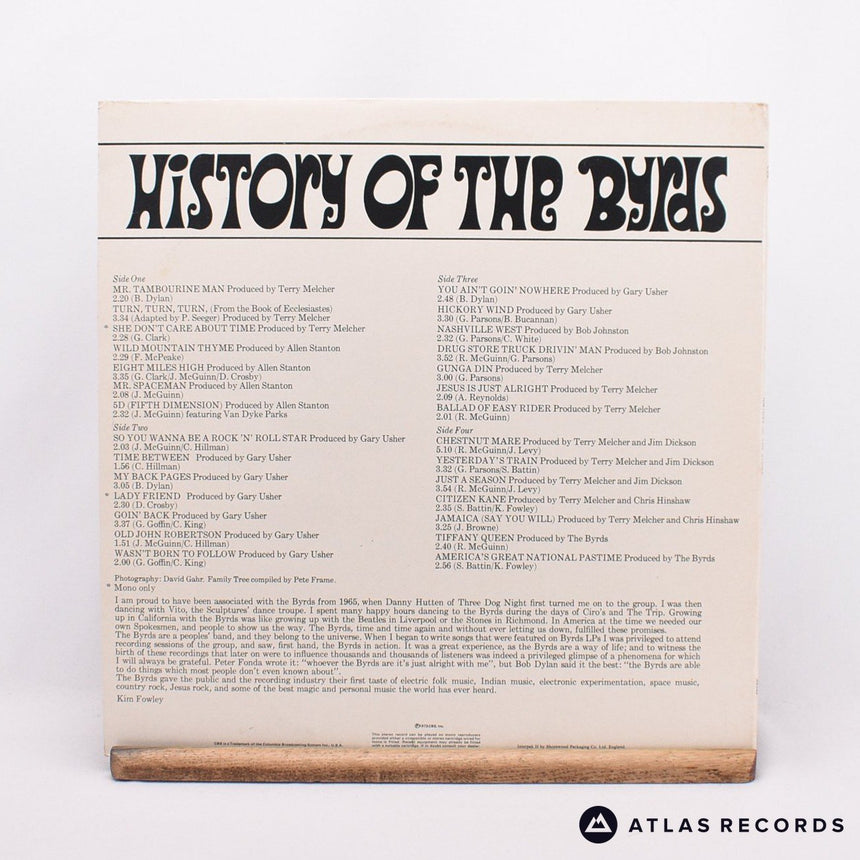 The Byrds - History Of The Byrds - Reissue Gatefold 2 x LP Vinyl Record - EX/EX