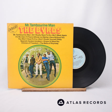 The Byrds Mr. Tambourine Man LP Vinyl Record - Front Cover & Record
