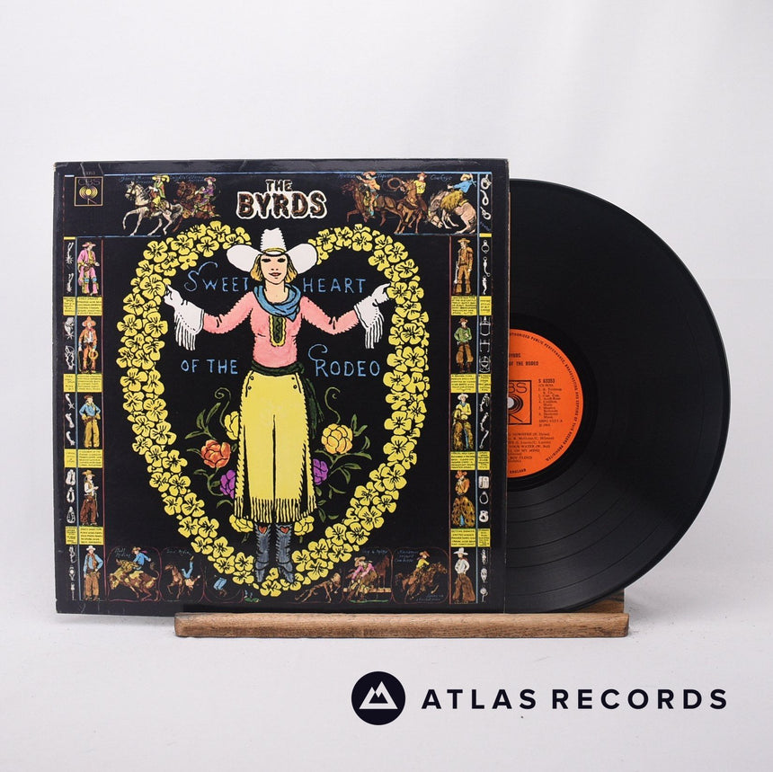 The Byrds Sweetheart Of The Rodeo LP Vinyl Record - Front Cover & Record