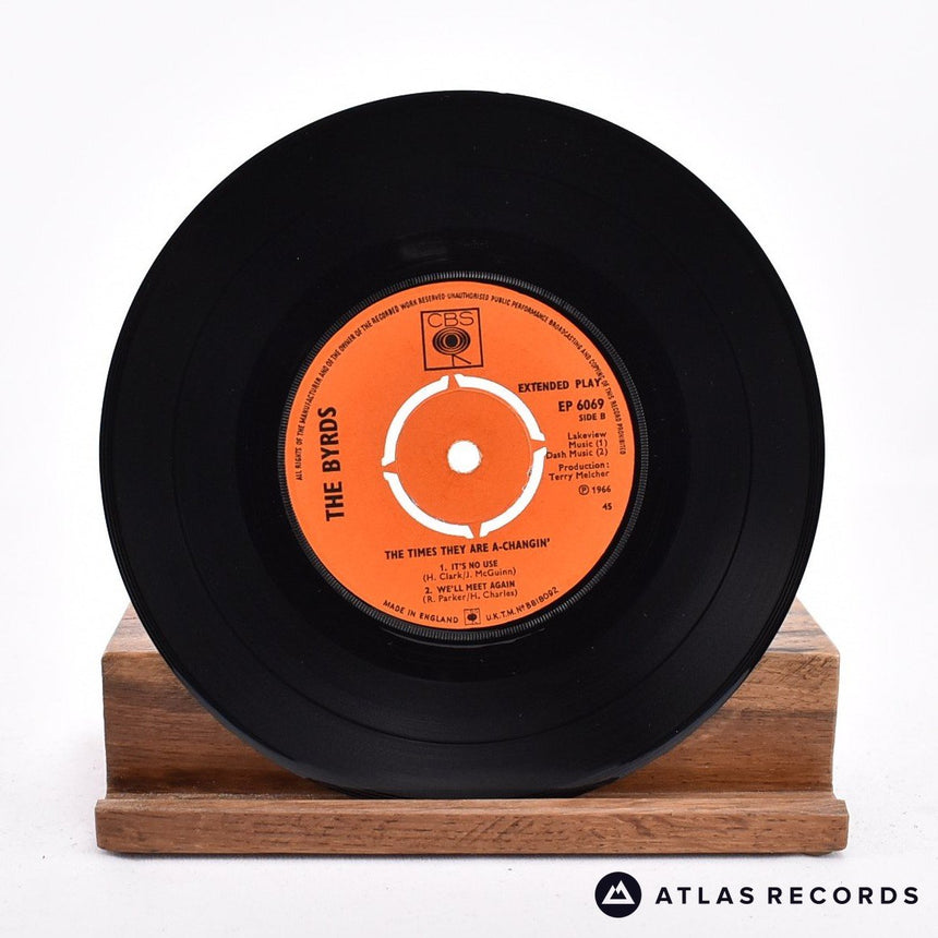 The Byrds - The Times They Are A'Changin' - 7" EP Vinyl Record - VG/VG+