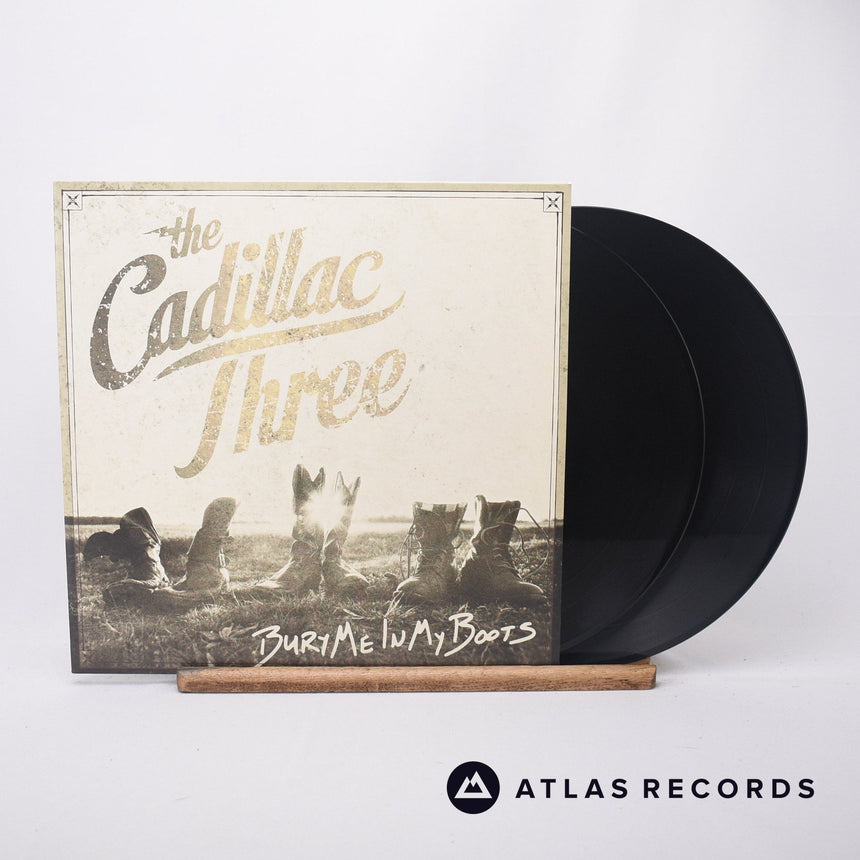 The Cadillac Three Bury Me In My Boots 2 x LP Vinyl Record - Front Cover & Record
