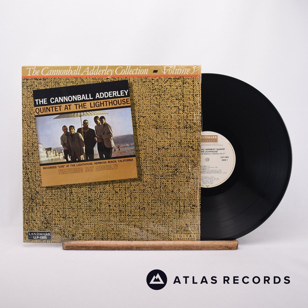 The Cannonball Adderley Quintet At The Lighthouse LP Vinyl Record - Front Cover & Record